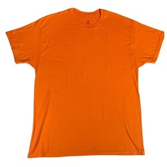 Hanes Comfort Blend Safety Orange T-Shirt Men’s Large Cotton/ Poly 50/50 Hunting
