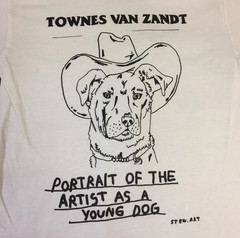 My townes van zandt portrait of the artist as a young dog t-shirt Size S to 5XL