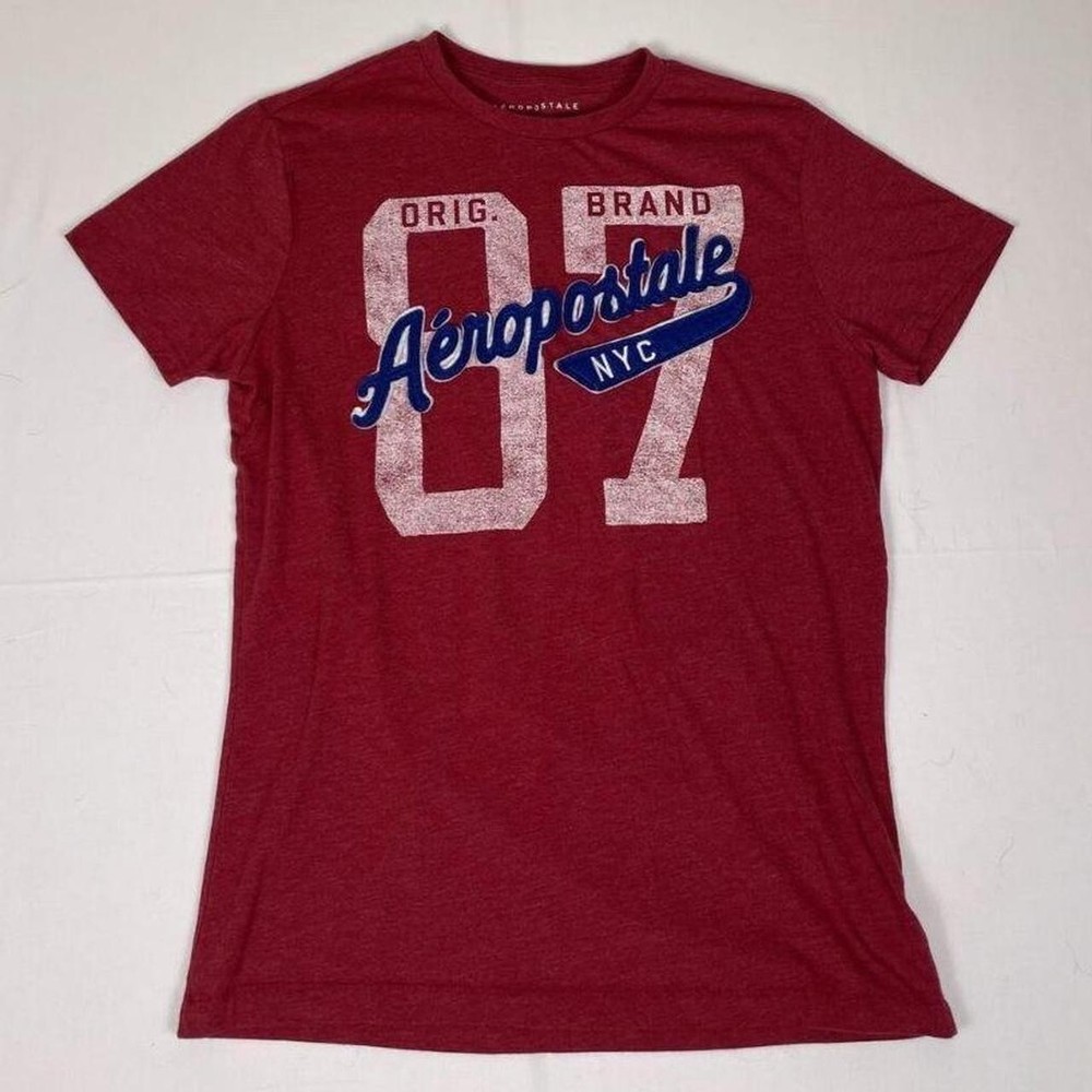 Aeropostale 87 graphic tee red Size M