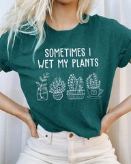 Gardening Shirts Plant Lover T Shirt Cute Gardener T Shirt Garden Graphic (M)