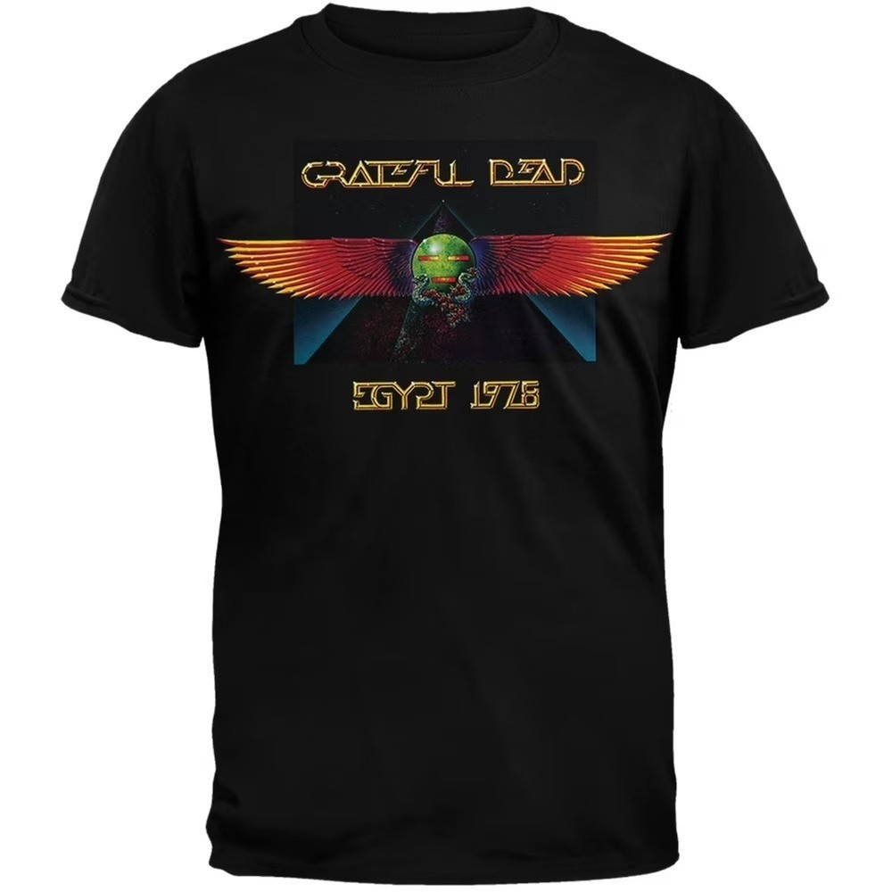 Vintage Grateful Dead Scarab T-Shirt 1978 Egypt Black All Size BTH83
