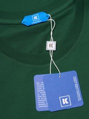 KITON KIRED “Kiss” Green Exclusive Crepe Cotton Short Sleeve T-Shirt NEW