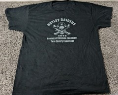 Nutley High School home of the Raiders T Shirt Men’s XL Black Short Sleeve 2023