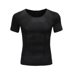 Men Body Slimming Tummy Shaper Underwear shapewear Waist Girdle T-Shirt Vest US