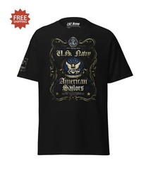 United States Navy 7.62 Design Hardcore American Sailors T-Shirt MEDIUM Military