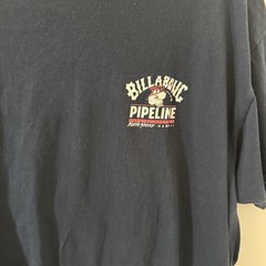 Billabong Pro Pipeline Hawaii T Shirt Men’s Large Blue Graphic Surf Tee