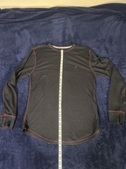 Volcom Red Thermal Long Sleeve Shirt Medium