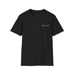 Unisex “What’s Next” T-Shirt | Minimal Horror Skull Streetstyle Streetwear Tee
