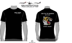 53rd TFS Nato Tigers Bitburg Air Base Squadron T-Shirt D5, USAF Licensed Item