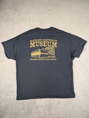 Harley Davidson Museum T-shirt Black 2XL 110 Years of Freedom Milwaukee, WI