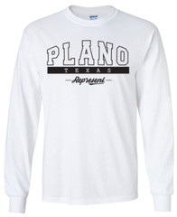 Plano Texas State T-Shirt Long Sleeve Graphic Tees Unisex Apparel