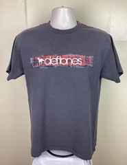 Vtg 2000 Deftones White Pony T-Shirt Gray M Y2K Giant Tag Hard Alternative Rock