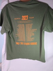 Bruce Springsteen & The E Street Band Tour 2023 Concert Car Green T-Shirt SZ L