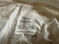 Hanes Small Men’s T-Shirt – White Set Of 3