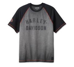 Harley-Davidson Men’s Iron Bond Raglan Tee, Gray – 99001-23VM