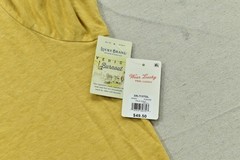 Lucky Brand Men’s Modelo Luchador Yellow Short Sleeve Crew Neck Size 3XLT NEW