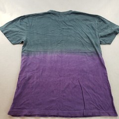 Hybrid Tees Tie Dye 2 Tone Purple Gray T Shirt Soft Comfy Men XL