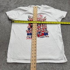 Friking 301A Athletic Madric Where Is Waldo Style T-Shirt Medium White Crew Tee
