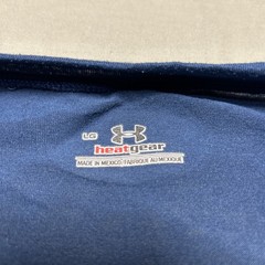 Under Armour Heatgear T-Shirt Men’s Adult Large Loose Blue Gym Running Training