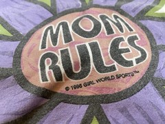1996 90s Mom Rules Flower Power Vintage T-shirt XL Spice Girls Girl World Sports