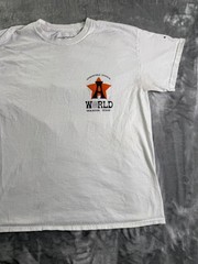 Travis Scott Astroworld Festival 2018 T-Shirt Houston Texas White Cotton M Used