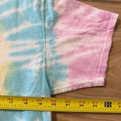 Japanese style Kirby tie-dye video game promo Graphic Tee Size Medium