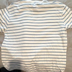 Polo Ralph Lauren Men’s Classic Fit Striped Crew Neck Tee L White/Blue Logo
