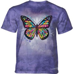 The Mountain Russo Butterfly Butterflies Lavender Monarch T-Shirt Adult S-3X