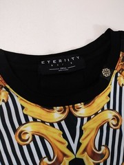 ETERNITY BC/AD men T-SHIRT size small 100%AUTHENTIC nice BLACK/GOLD RARE
