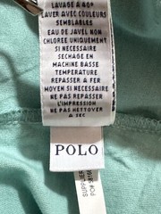 POLO RALPH LAUREN T-Shirt Men’s L Blue Alab V-Neck Short Sleeve 100% Cotton NEW