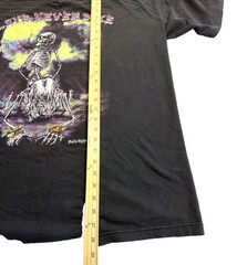 Vintage Fashion Victim 1994 “LOVE NEVER DIES” Black T- Shirt 2X Cotton USA READ