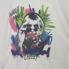 Outrank Watch Yo Mouth Graphic Shirt Adult 3XL White Crewneck Short Sleeve