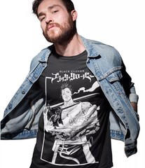 Black Clover Yami Sukehiro T-shirt Anime Manga Unisex T-Shirt Black