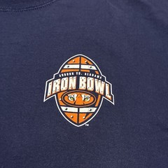Auburn University Tigers vs. Alabama Iron Bowl 2013 Tee Shirt XL Navy