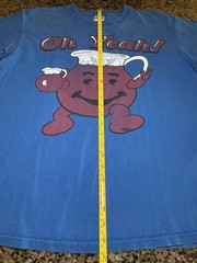 Vintage Kool-Aid Man Oh Yeah T-Shirt Y2K Blue Yazbek Graphic Tee Size LARGE
