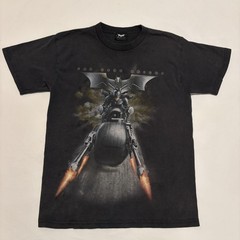 The Dark Knight Shirt Mens Small Black Batman Batpod Motorcycle Graphic Tee DC