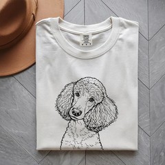 Custom Pet Line Art Portrait Comfort Tee Personalized Dog Cat Shirt