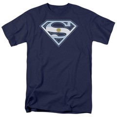 Superman Argentinian Shield T-Shirt DC Comics Sizes S-3X NEW
