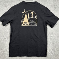 Rei Co-Op Organic Cotton T-Shirt Short Sleeve Tee Unisex Small Black Crewneck