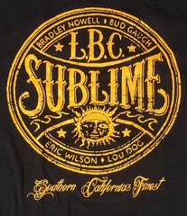 SUBLIME T-shirt LBC Ska Punk Long Beach Cali Tee Adult Men Black New