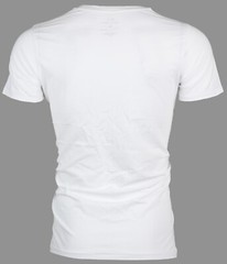 ARMANI EXCHANGE White RIGHT SIDE UP Short Sleeve Slim Fit Designer T-shirt NEW