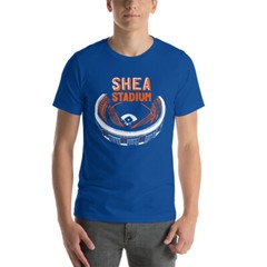 SHEA STADIUM Baseball New York Graphic Tee Short-Sleeve Unisex T-Shirt