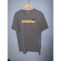The North Face Portland Coordinates T Shirt Mens L/G Gray Standard Fit