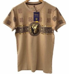 Men’s Beautiful Cotton Rhinestone T Shirt,Italian Style,Stretch S to 2XL…A12.
