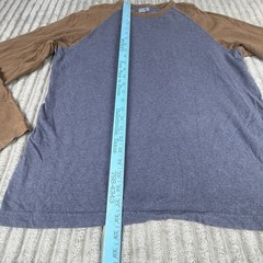 2 Pc Lot Austin Clothing Co Men’s Large Long Sleeve T-shirt Raglan Classic Fit