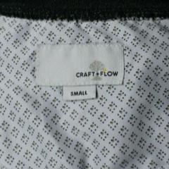 Craft Flow Mens Shirt Small Cotton Blend Pocket Charcoal Machine wash