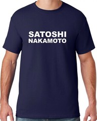 Satoshi Nakamoto Funny Bitcoin Tee Shirt FREE SHIPPING