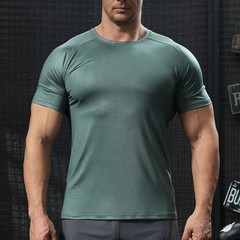 Men Bodybuilding Tights Gym Trainning Clothing High Quality Sports Compression T
