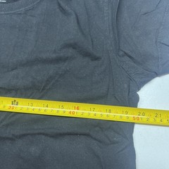 Sada Men’s Tee Shirt Crewneck Black Cotton Short Sleeve Medium