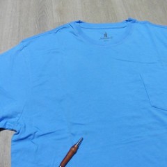 JOHNNIE O Mens M MEDIUM T SHIRT BREWS N VIEWS MALIBLU BLUE RED DALE 2.0 GOLF USA